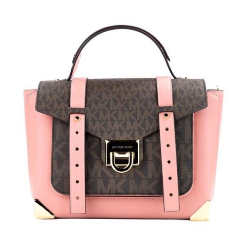 Michael Kors Manhattan Medium Primrose Top Handle Satchel Multicolor, ...