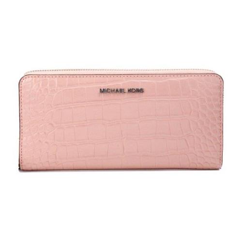 Michael Kors Djurtryck Kontinental Handledsplnbok Pink, Dam