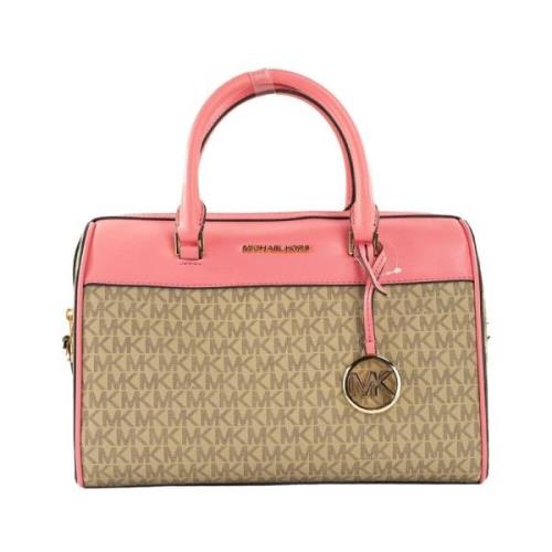 Michael Kors Tea Rose Signature Duffle Crossbody Väska Multicolor, Dam