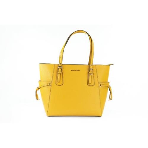 Michael Kors Voyager Large Marigold Läder Toteväska Yellow, Dam