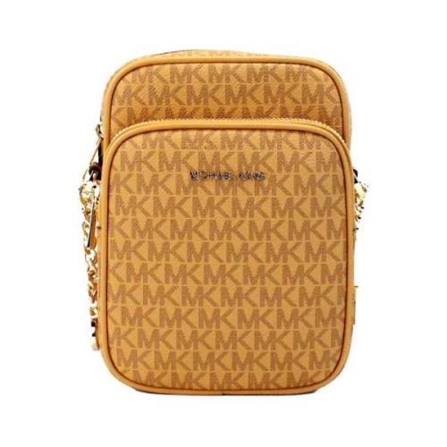 Michael Kors Jet Set Cider Kedja Crossbody Väska Brown, Herr