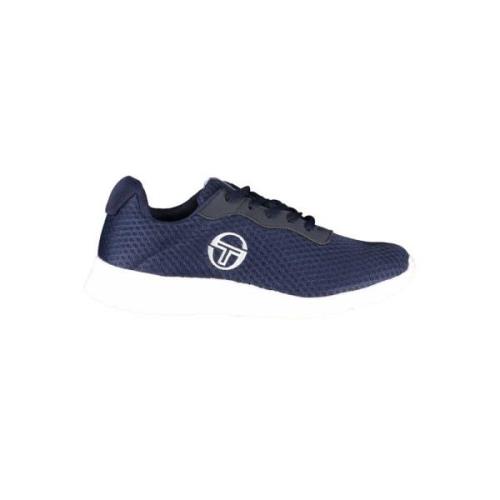 Sergio Tacchini Sportiga Sneakers med Broderade Detaljer Blue, Herr