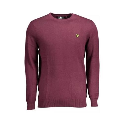 Lyle & Scott Elegant lila tröja Purple, Herr