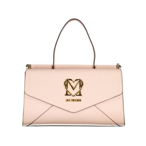 Love Moschino Rosa Handväska med Axelrem Pink, Dam