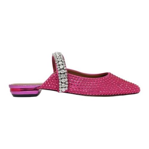 Kurt Geiger Kristall Fuchsia Slip-On Sandaler Pink, Dam