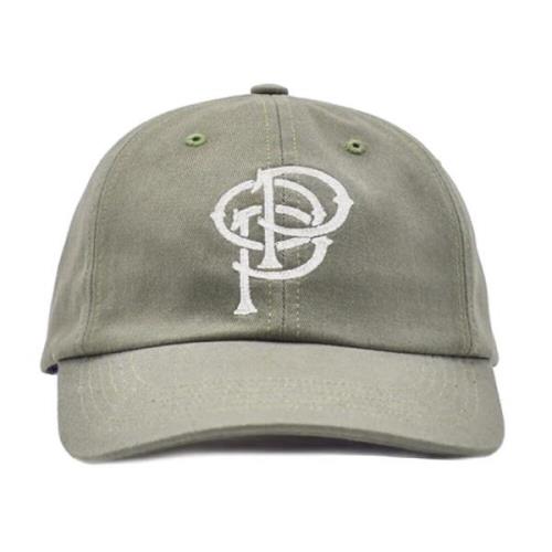 Pop Trading Company Sixpanel Hat Initials Style Green, Unisex