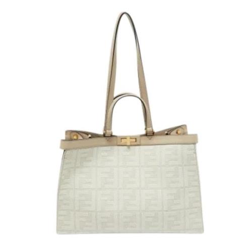 Fendi Vintage Pre-owned Canvas totevskor Beige, Dam