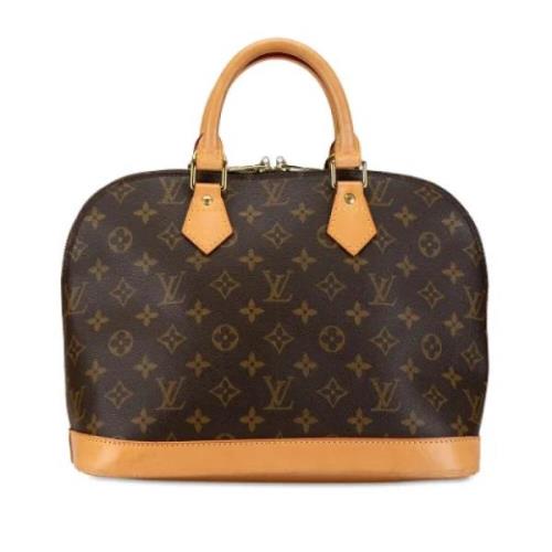 Louis Vuitton Vintage Pre-owned Canvas handvskor Brown, Dam