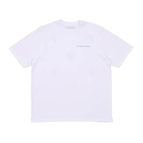 Pop Trading Company Logotyp T-shirt för män White, Herr