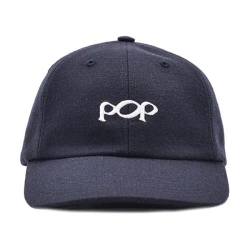 Pop Trading Company Sixpanel Hat Street Style Tillbehör Blue, Unisex