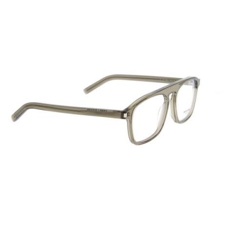 Saint Laurent Stilfull Glasögonkollektion Gray, Unisex