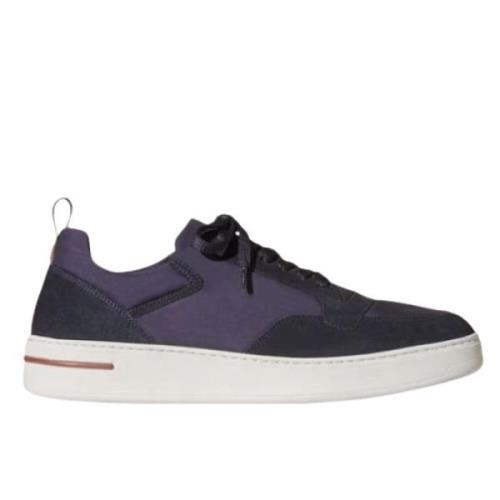 Loro Piana Blå Walk Sneakers med Plattformsulor Blue, Herr