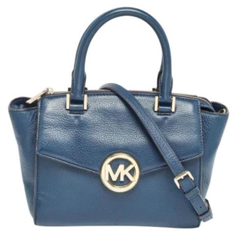 Michael Kors Pre-owned Pre-owned Laeder totevskor Blue, Dam