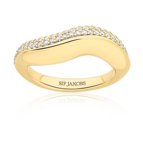 Sif Jakobs Jewellery Glorenza 18K Guldpläterat Silverring Yellow, Dam