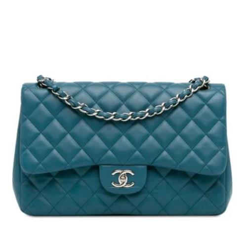 Chanel Vintage Pre-owned Laeder chanel-vskor Blue, Dam