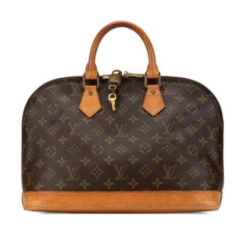 Louis Vuitton Vintage Pre-owned Canvas handvskor Brown, Dam