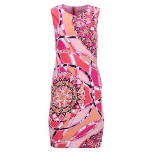 Emilio Pucci Pre-owned Pre-owned Bomull klnningar Multicolor, Dam