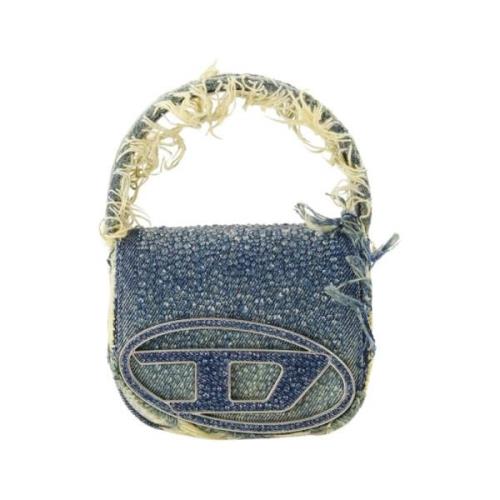 Diesel Denim Axelväska med Strass Blue, Dam