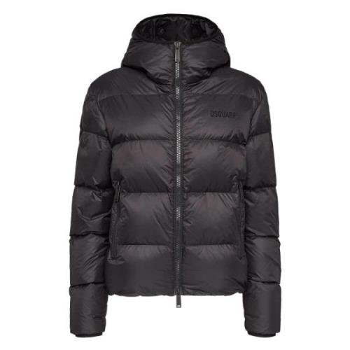 Dsquared2 Svart Sportjacka för Män Black, Dam