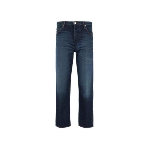 Emporio Armani Klassiska Denim 5-Fickbyxor Blue, Herr