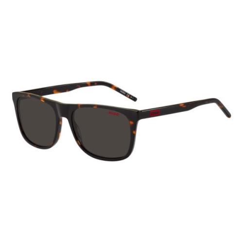 Hugo Boss Stiliga solglasögon i Dark Havana/Brown Grey Brown, Herr