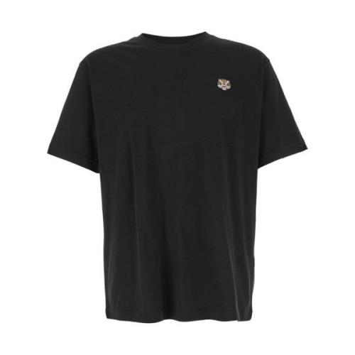 Kenzo Tiger Patch Svart T-shirts och Polos Black, Herr