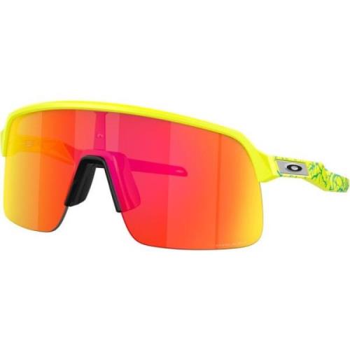 Oakley Sportiga solglasögon Limited Edition Paris 2024 Yellow, Unisex