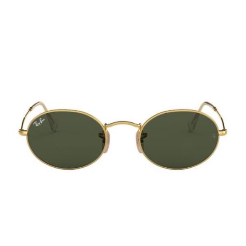 Ray-Ban Vintage Ovala Solglasögon med Spegellinser Yellow, Unisex