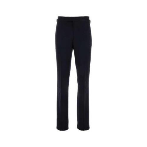 Vivienne Westwood Navy Blue Wool Sang Pant Blue, Herr