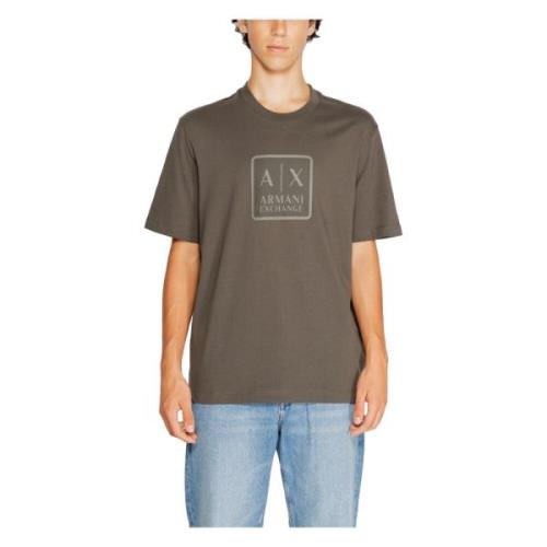 Armani Exchange Herr T-shirt Polo Höst/Vinter Kollektion Green, Herr