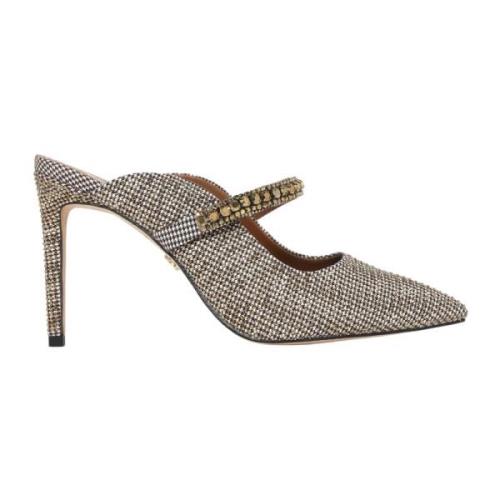 Kurt Geiger Kristalldekorerad Sand Sabot Yellow, Dam