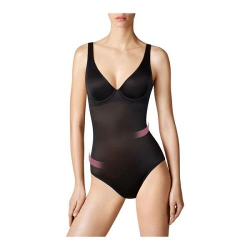 Wolford Svart Formande String Body Black, Dam