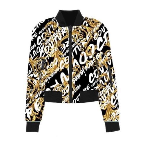 Versace Jeans Couture Barocco Zip Jacka Multicolor, Dam