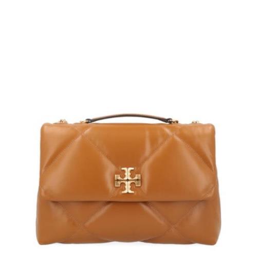 Tory Burch Diamantquiltad Stilfull Väska Brown, Dam