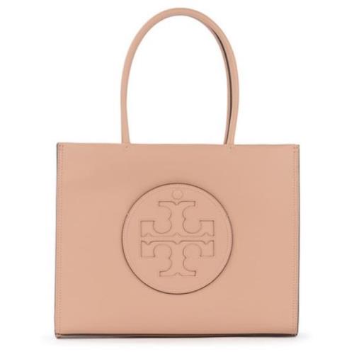 Tory Burch Ella Small Vegansk Läder Tote Beige Beige, Dam