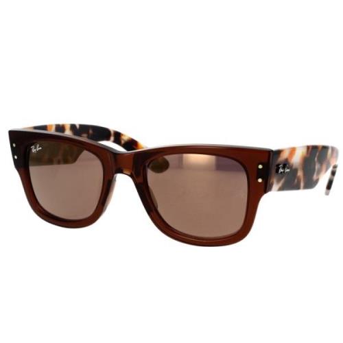 Ray-Ban Mega Wayfarer Solglasögon Brun Transparent Brown, Unisex