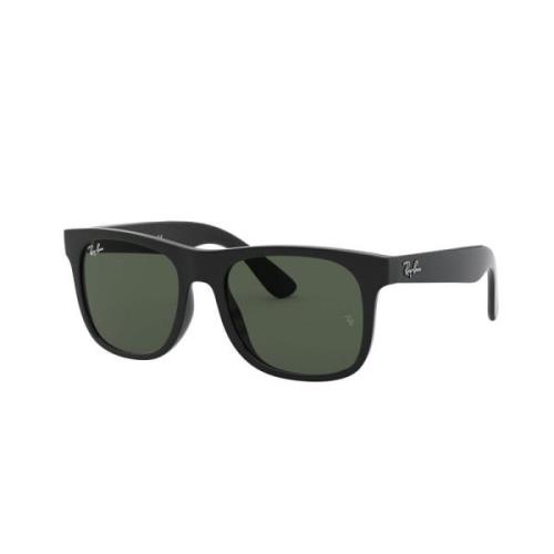 Ray-Ban Junior Justin Solglasögon Fyrkantig Form Black, Unisex