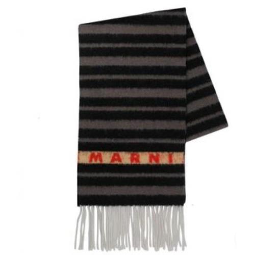 Marni Svart Halsduk Kollektion Black, Dam