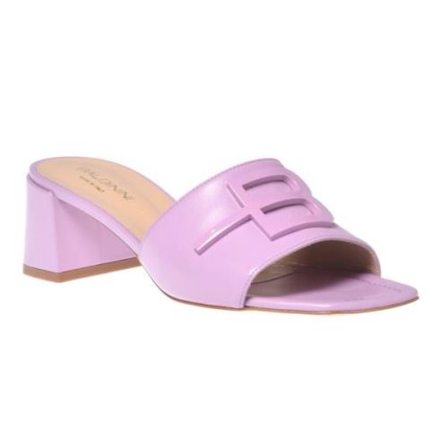 Baldinini Court shoe in lilac calfskin Purple, Dam