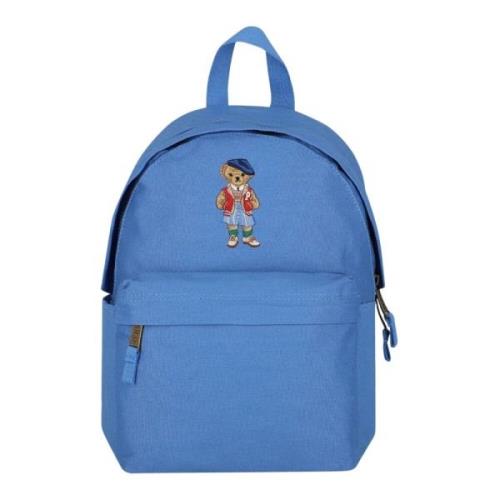 Ralph Lauren Bomulls Ryggsäck Tvättråd Kambodja Blue, Unisex