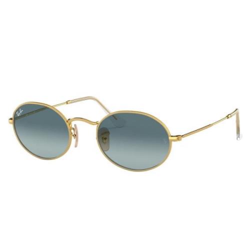 Ray-Ban Vintage Oval Solglasögon Blå Gradient Yellow, Unisex