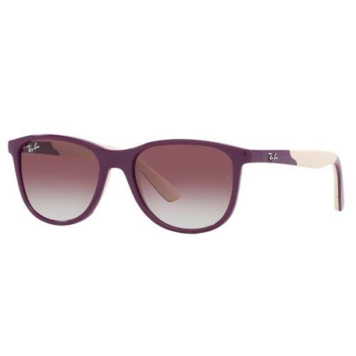 Ray-Ban Lila Fyrkantiga Solglasögon Barn Bio-Injicerade Purple, Unisex