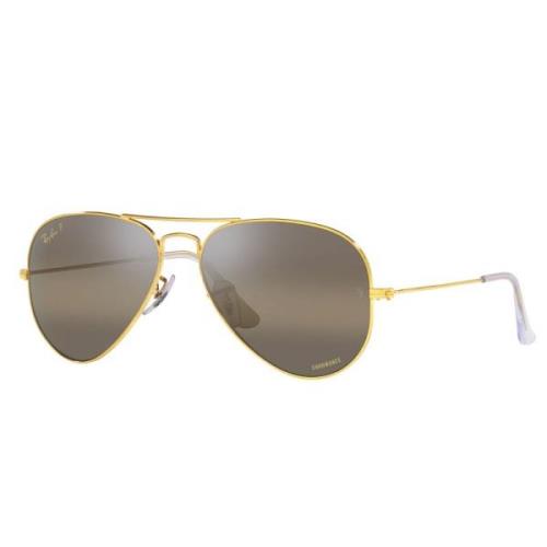 Ray-Ban Klassiska Aviator Polariserade Solglasögon Yellow, Unisex