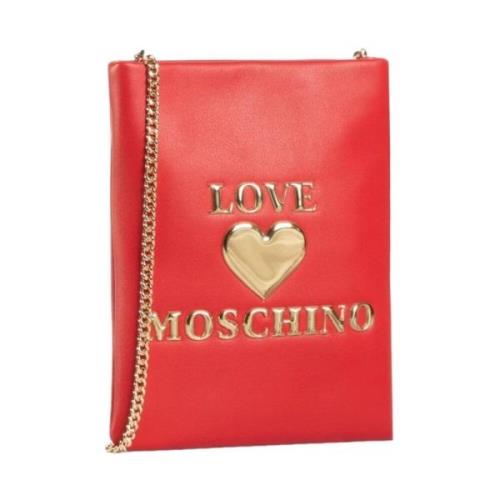 Love Moschino Stilig axelväska av Jc4058Pp1Ble0 Red, Dam