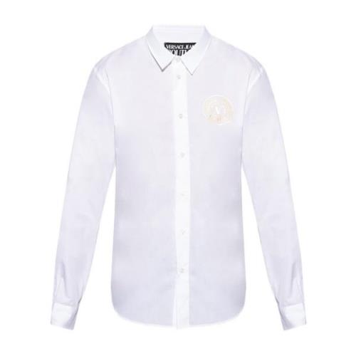 Versace Jeans Couture Skjorta med logotyp White, Herr