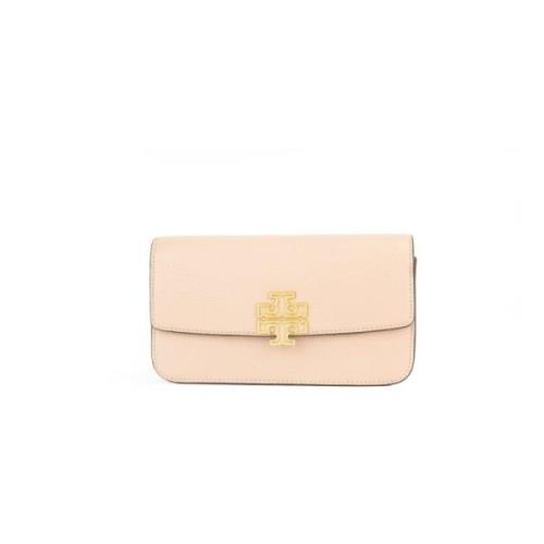 Tory Burch Liten Chain Wallet Crossbody Väska Beige, Dam