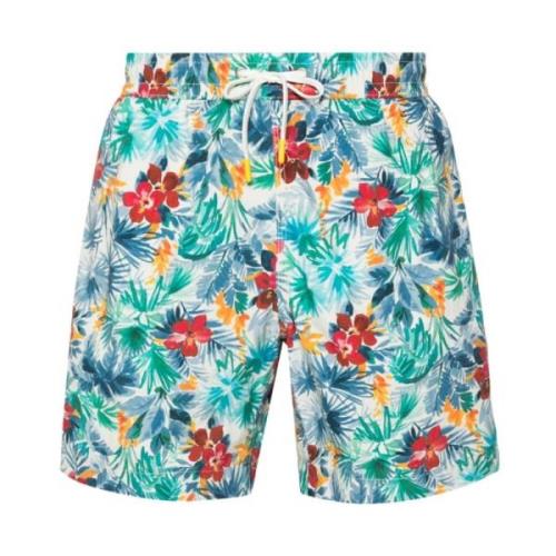 Hartford Blommigt Badshorts Multicolor, Herr