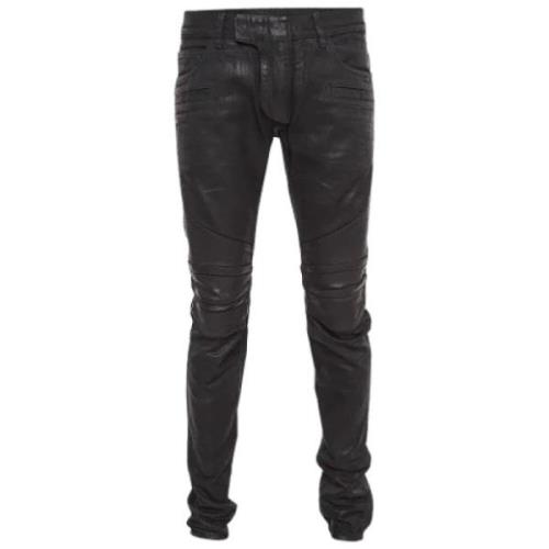 Balmain Pre-owned Pre-owned Denim jeans Black, Dam