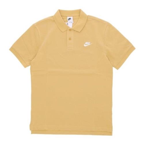 Nike Kortärmad Polo Matchup Polo Yellow, Herr