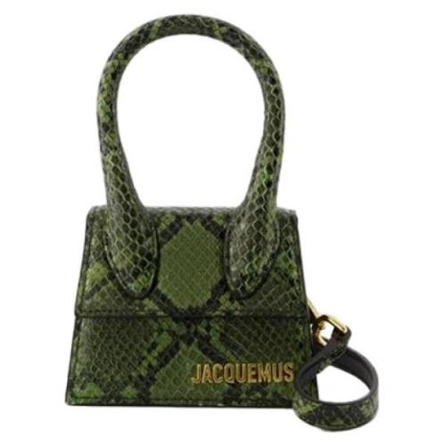 Jacquemus Laeder crossbodyvskor Green, Dam